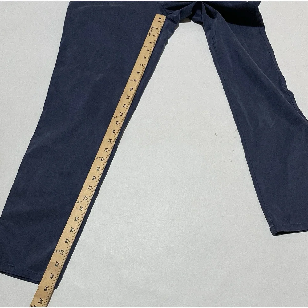 Tori Richard Mens Chino Pants Size 32 X 30 Navy‎ Blue Flat Front Stretch Casual